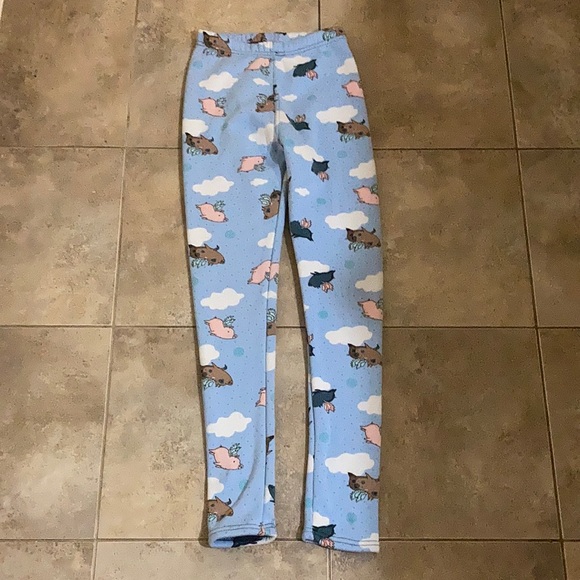 FLYING PIG PANTS! (ONLY WORN 1 TIME) - Picture 1 of 1